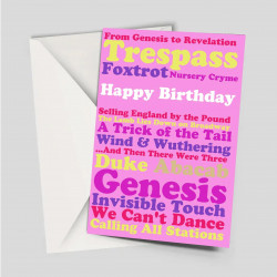 A Genesis Inspired Birthday Card Complete Albums