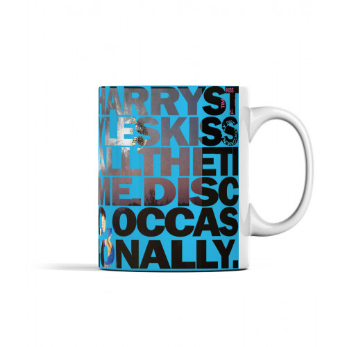 Harry Styles Kiss All The Time Inspired Album Track Font Ceramic Printed Mug Harry Styles Kiss All The Time Inspired Album Track Font Ceramic Printed Mug
