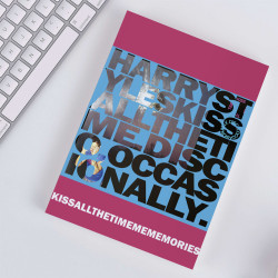 Harry Styles Kiss All The Time Inspired Album Track Font Plain Memories Notebook Harry Styles Kiss All The Time Inspired Album Track Font Plain Memories Notebook
